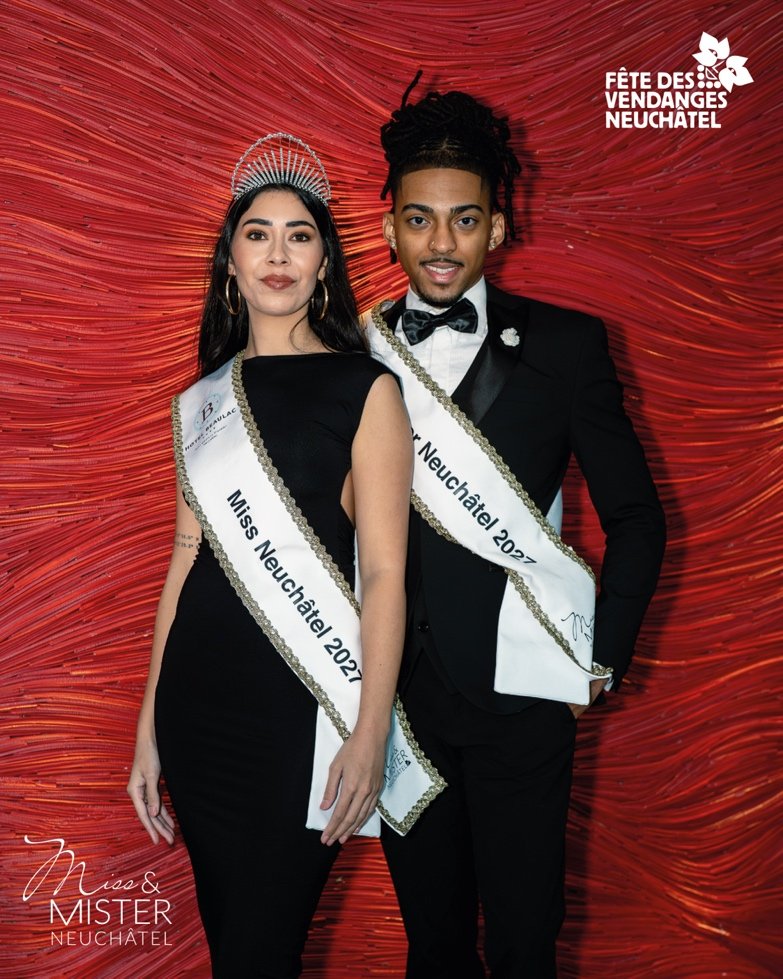 Ruwaiyda et Gabriel, Miss & Mister Neuchâtel 2027, couronnés